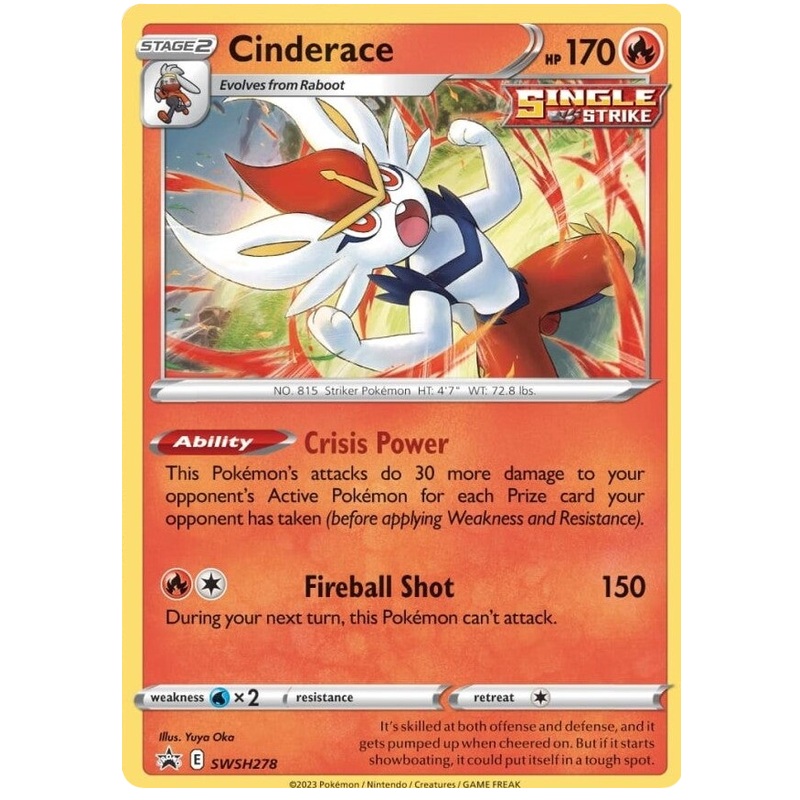 Cinderace (SWSH278) [Sword & Shield: Black Star Promos]