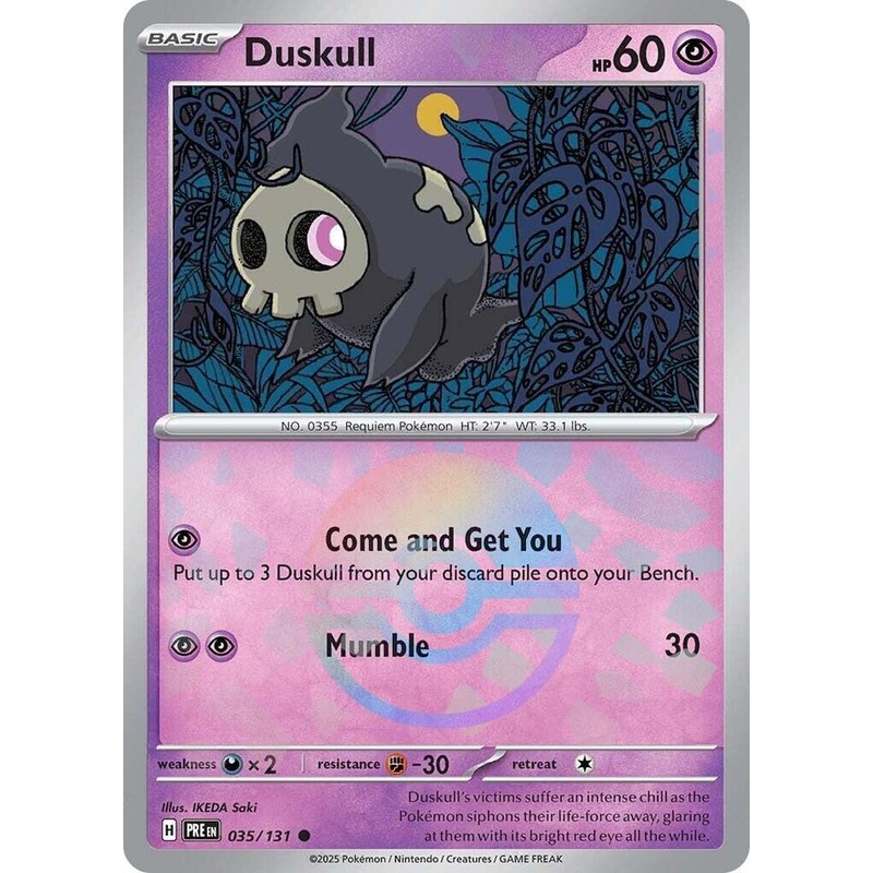 Duskull (035/131) (Poke Ball Pattern) [Scarlet & Violet: Prismatic Evolutions]