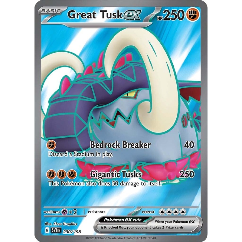Great Tusk ex (230/198) [Scarlet & Violet: Base Set]