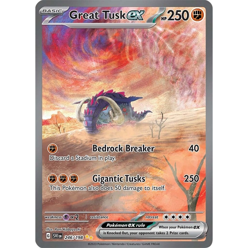 Great Tusk ex (246/198) [Scarlet & Violet: Base Set]