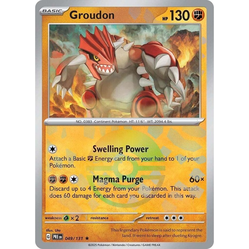 Groudon (049/131) (Poke Ball Pattern) [Scarlet & Violet: Prismatic Evolutions]