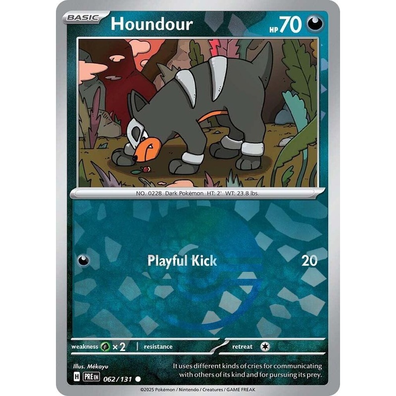 Houndour (062/131) (Poke Ball Pattern) [Scarlet & Violet: Prismatic Evolutions]