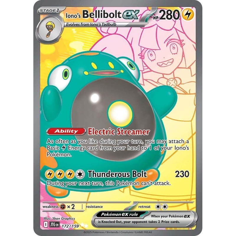 Iono's Bellibolt ex (172/159) [Scarlet & Violet: Journey Together]