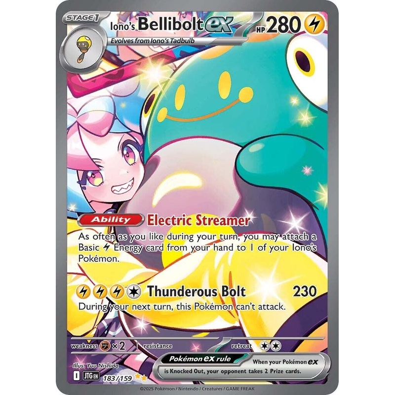 Iono's Bellibolt ex (183/159) [Scarlet & Violet: Journey Together]