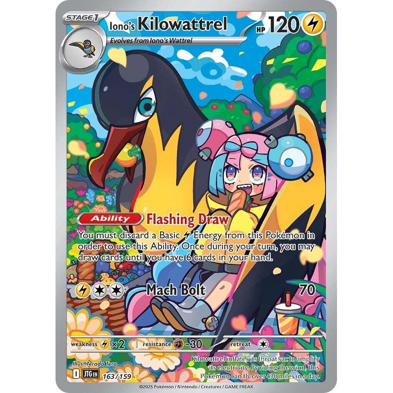 Iono's Kilowattrel (163/159) [Scarlet & Violet: Journey Together]