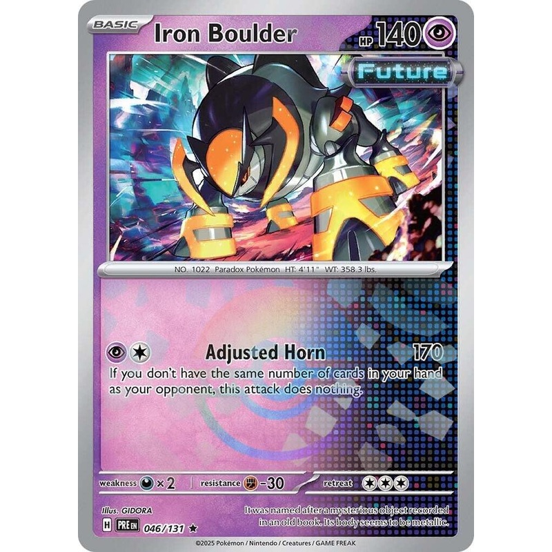Iron Boulder (046/131) (Poke Ball Pattern) [Scarlet & Violet: Prismatic Evolutions]