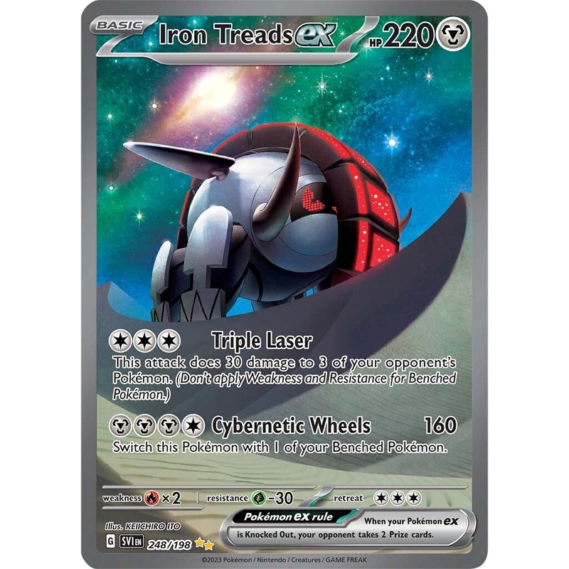 Iron Treads ex (248/198) [Scarlet & Violet: Base Set]