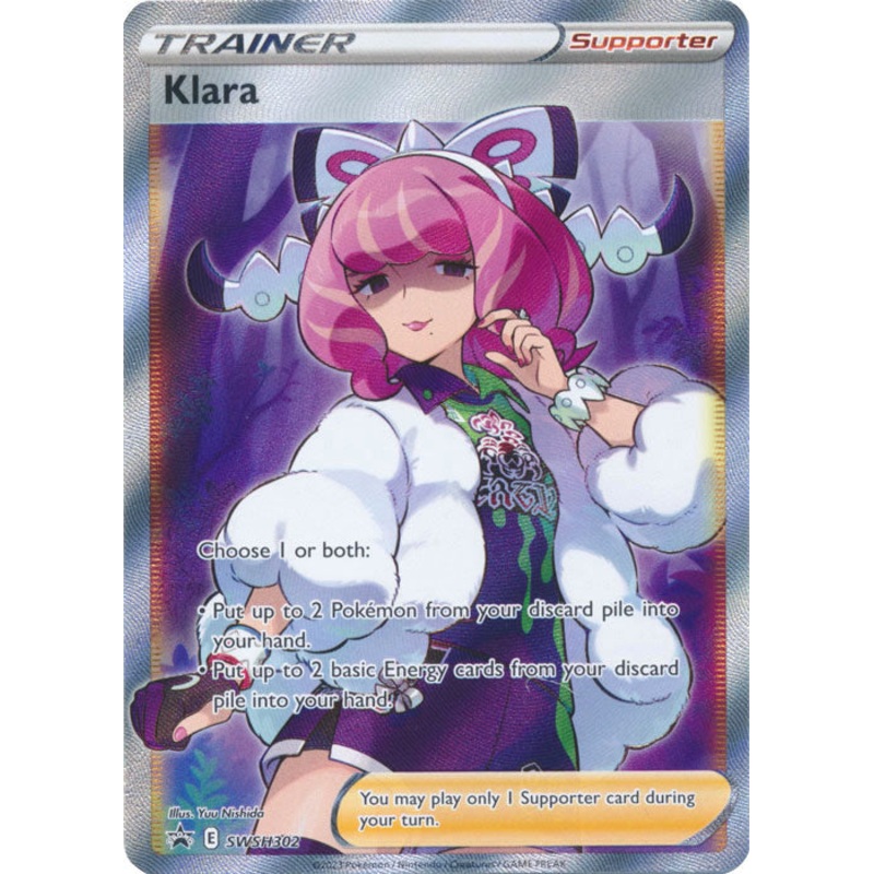 Klara (SWSH302) (Full Art) [Sword & Shield: Black Star Promos]