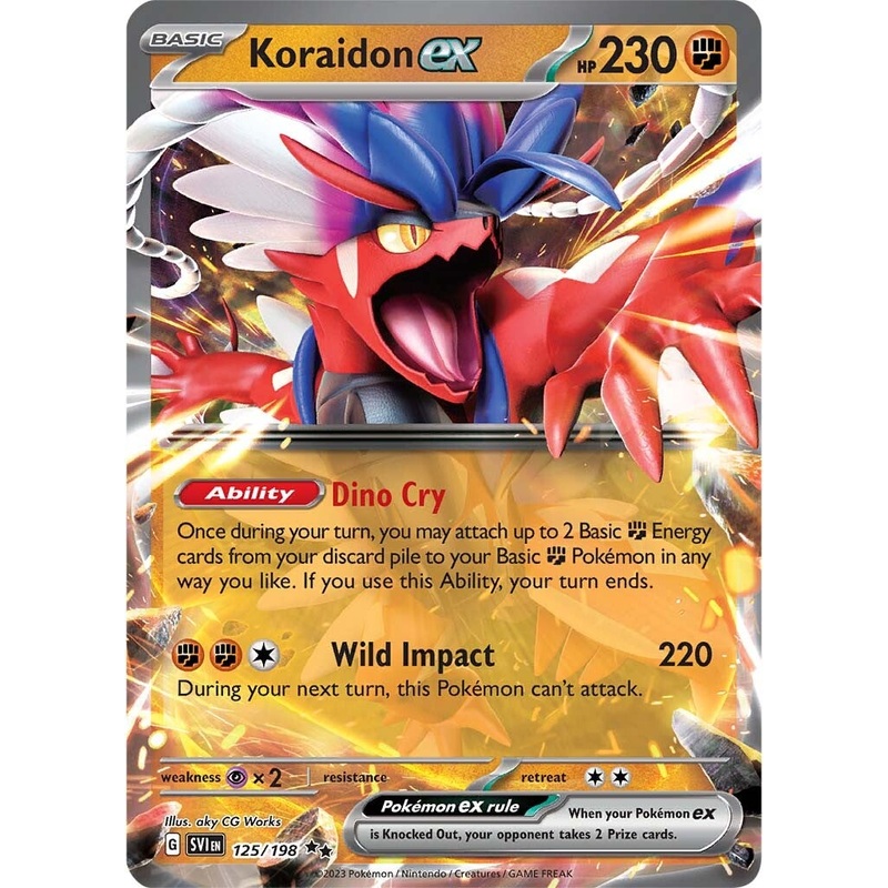 Koraidon ex (125/198) [Scarlet & Violet: Base Set]