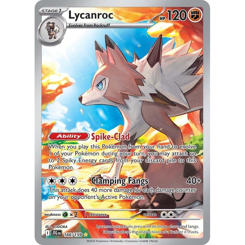 Lycanroc (166/159) [Scarlet & Violet: Journey Together]
