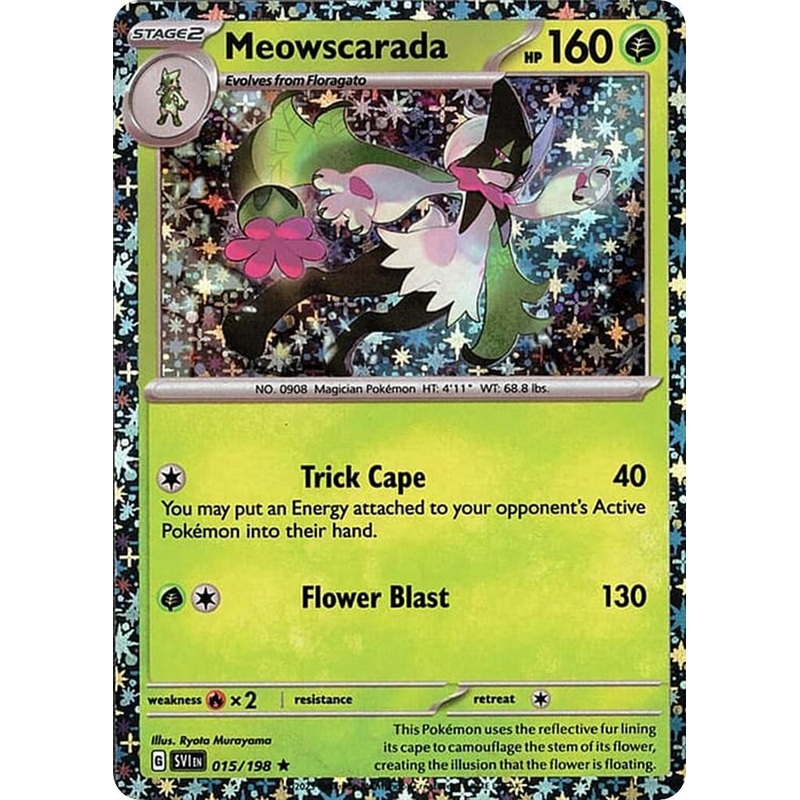 Meowscarada (015/198) (Sparkle Holo) [Miscellaneous Cards]