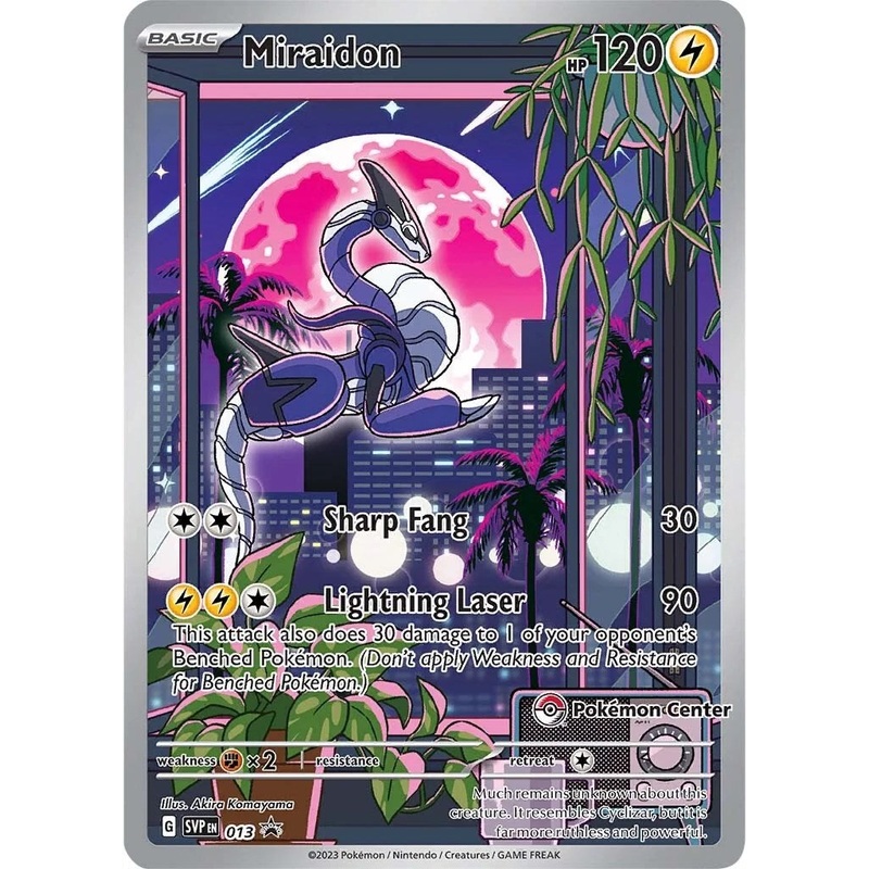 Miraidon (013) (Pokemon Center Exclusive) [Scarlet & Violet: Black Star Promos]