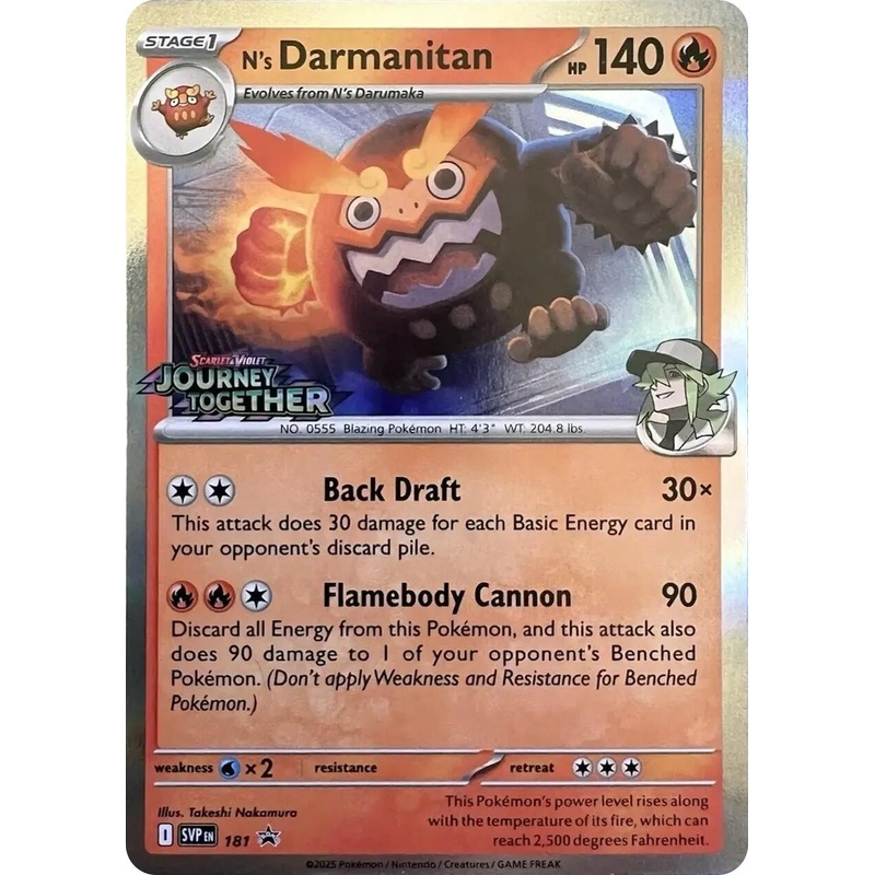 N's Darmanitan (181) [Scarlet & Violet: Black Star Promos]