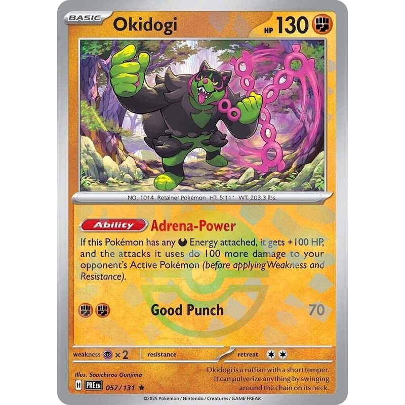 Okidogi (057/131) (Poke Ball Pattern) [Scarlet & Violet: Prismatic Evolutions]