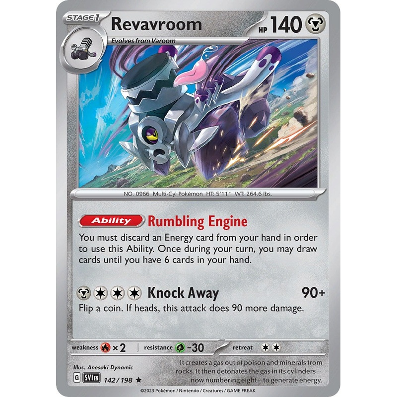 Revavroom (142/198) (Theme Deck Exclusive) [Scarlet & Violet: Base Set]
