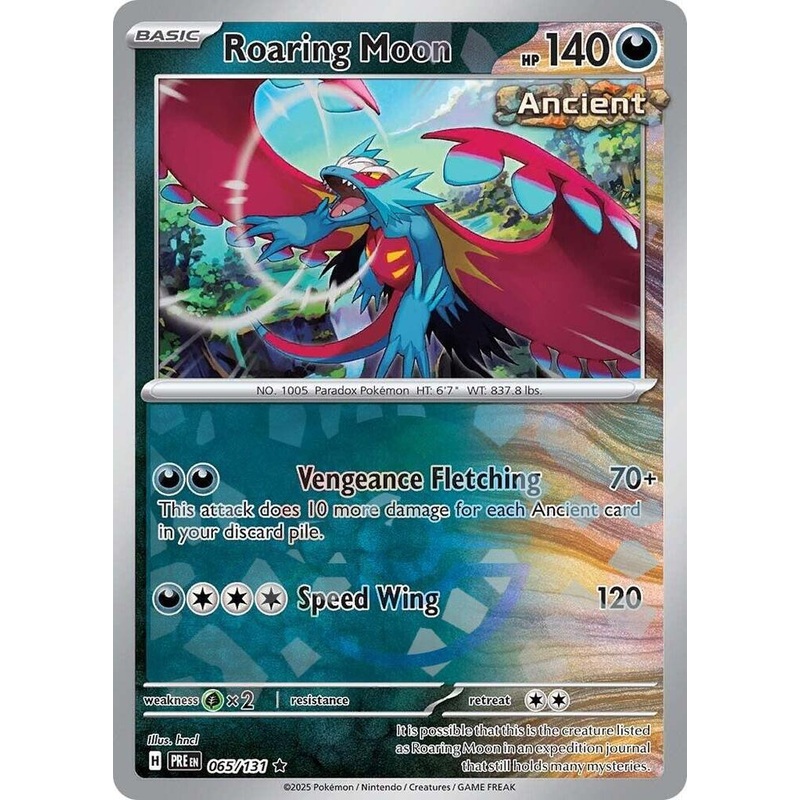 Roaring Moon (065/131) (Poke Ball Pattern) [Scarlet & Violet: Prismatic Evolutions]