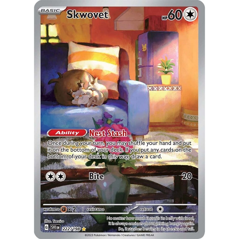 Skwovet (222/198) [Scarlet & Violet: Base Set]