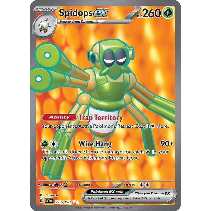 Spidops ex (223/198) [Scarlet & Violet: Base Set]