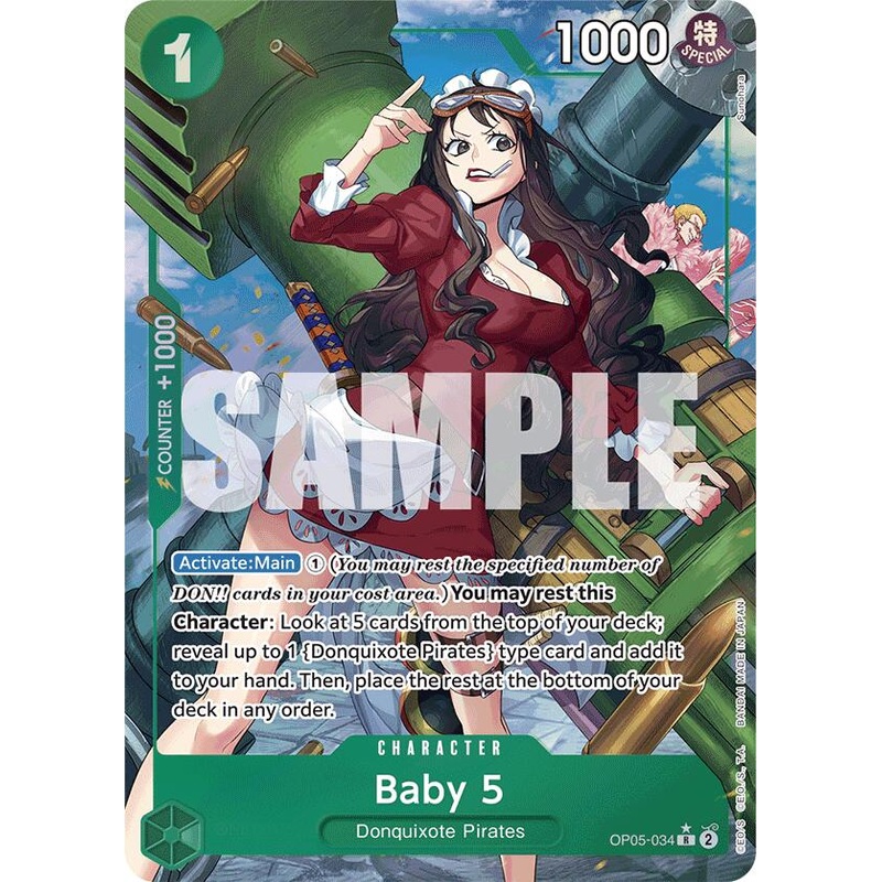 Baby 5 (OP05-034) (Alternate Art) [Premium Booster -The Best-]
