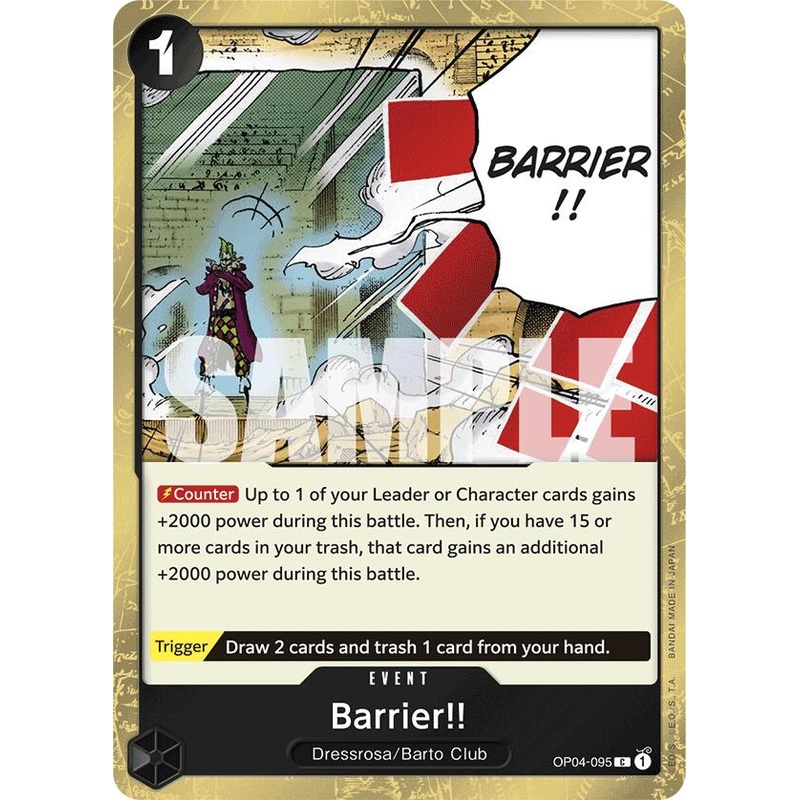 Barrier!! (Jolly Roger Foil) [Premium Booster -The Best-]