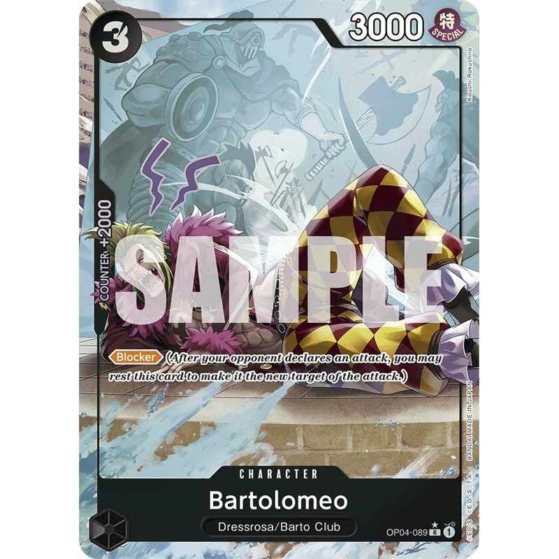 Bartolomeo (OP04-089) (Full Art) [Premium Booster -The Best-]