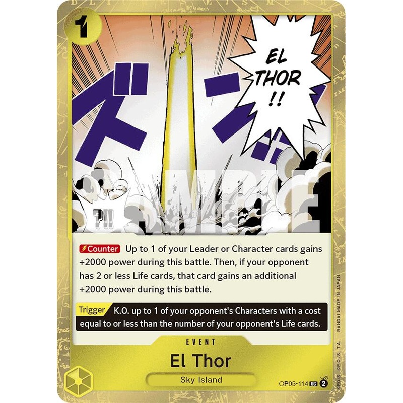 El Thor (Jolly Roger Foil) [Premium Booster -The Best-]