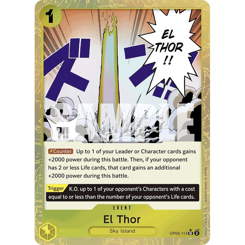 El Thor (Textured Foil) [Premium Booster -The Best-]