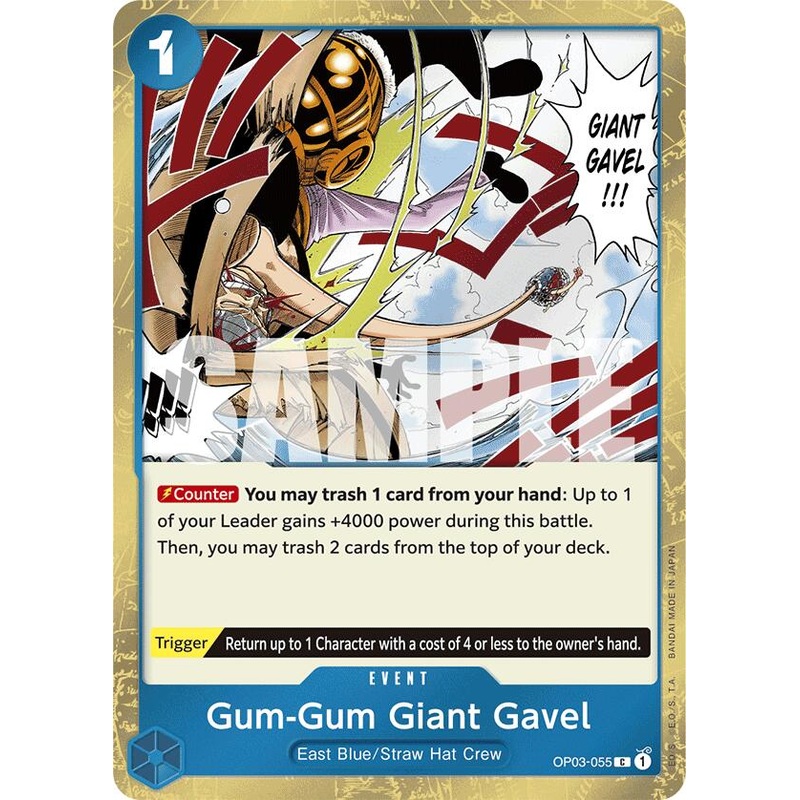 Gum-Gum Giant Gavel (Jolly Roger Foil) [Premium Booster -The Best-]