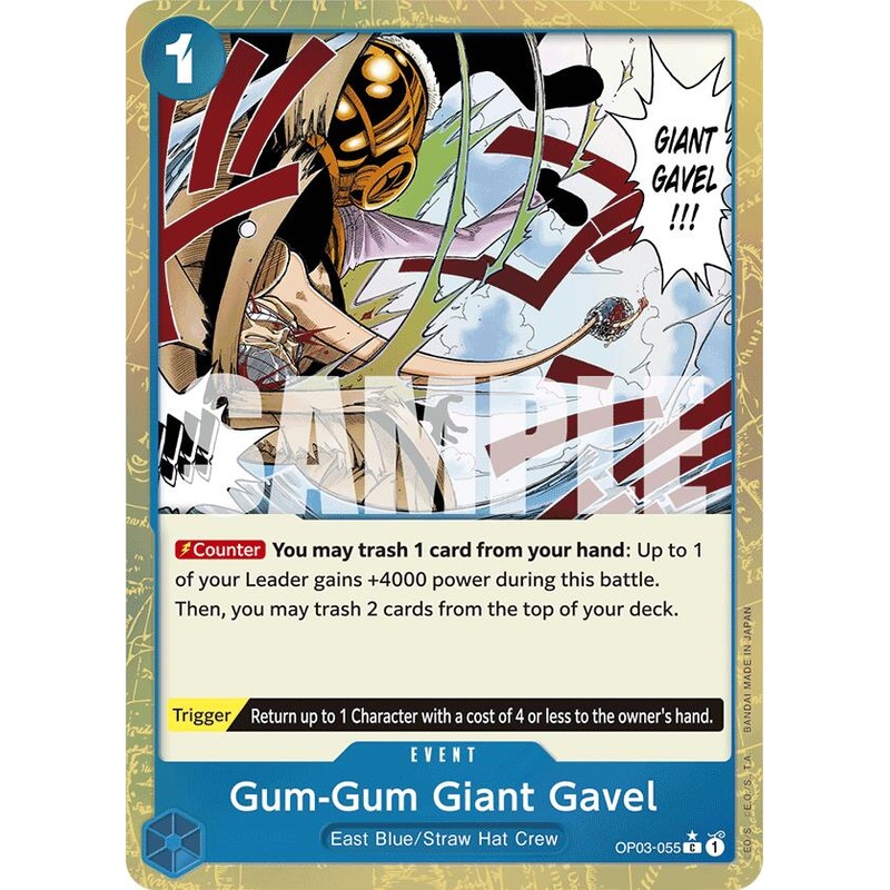 Gum-Gum Giant Gavel (Textured Foil) [Premium Booster -The Best-]