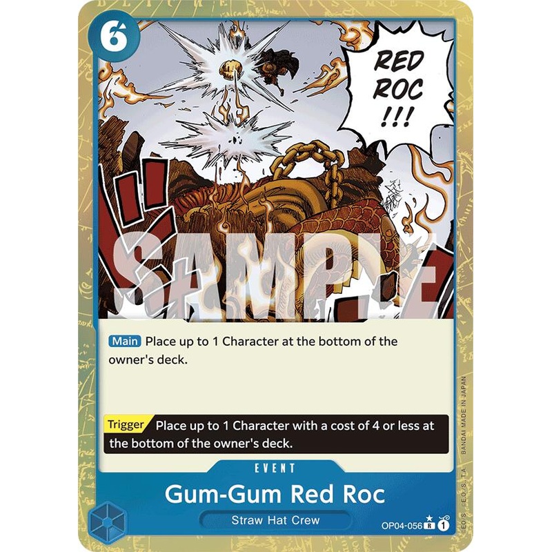 Gum-Gum Red Roc (Textured Foil) [Premium Booster -The Best-]