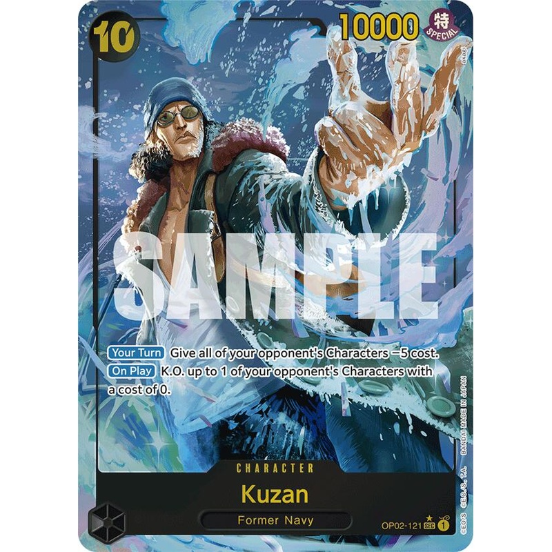Kuzan (OP02-121) (Alternate Art) [Premium Booster -The Best-]