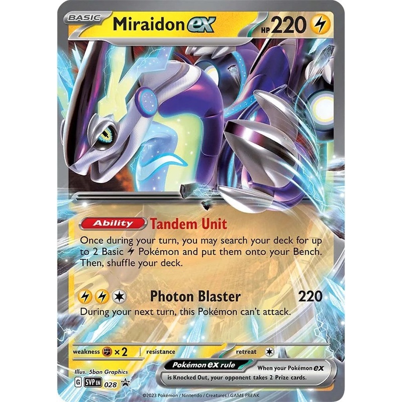 Miraidon ex (028) [Scarlet & Violet: Black Star Promos]