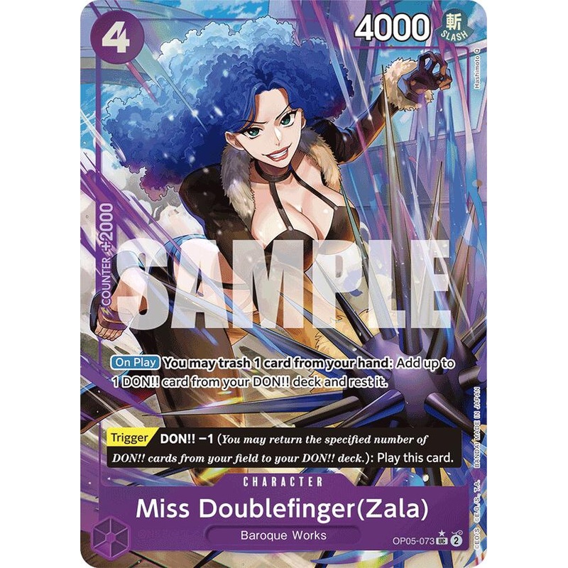 Miss Doublefinger(Zala) (Full Art) [Premium Booster -The Best-]