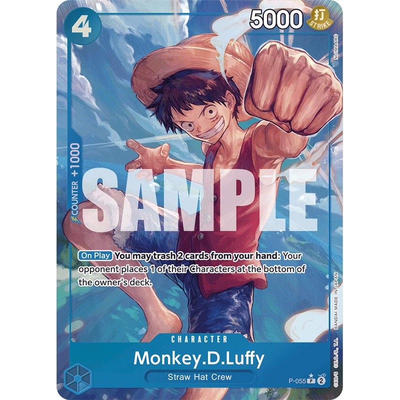 Monkey.D.Luffy (P-055) (Full Art) [Premium Booster -The Best-]
