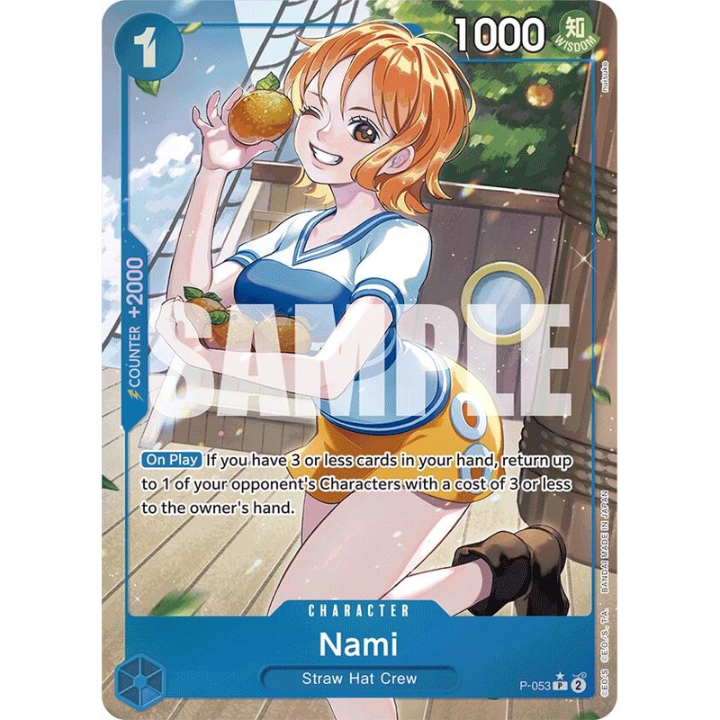 Nami (P-053) (Full Art) [Premium Booster -The Best-]