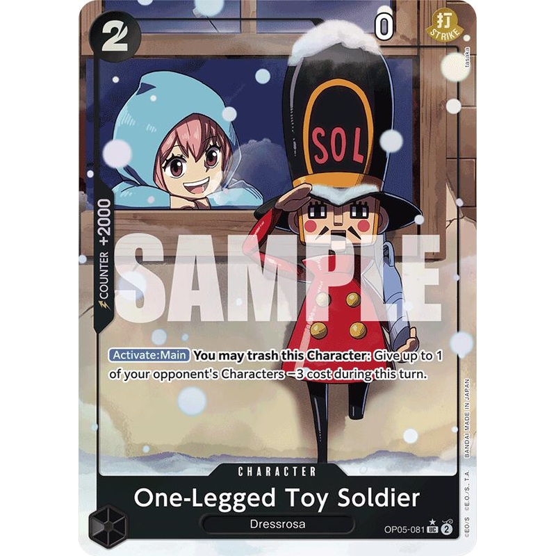 One-Legged Toy Soldier (Alternate Art) [Premium Booster -The Best-]