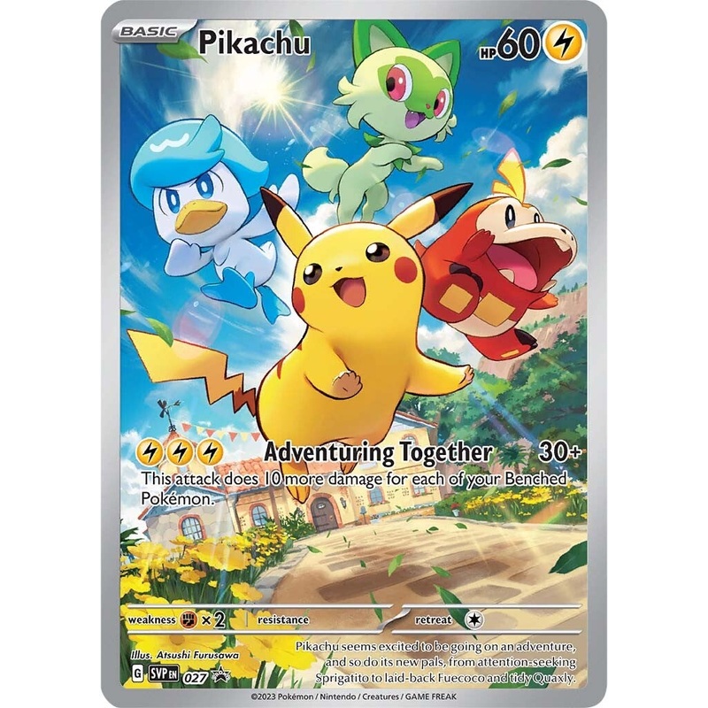 Pikachu (027) [Scarlet & Violet: Black Star Promos]