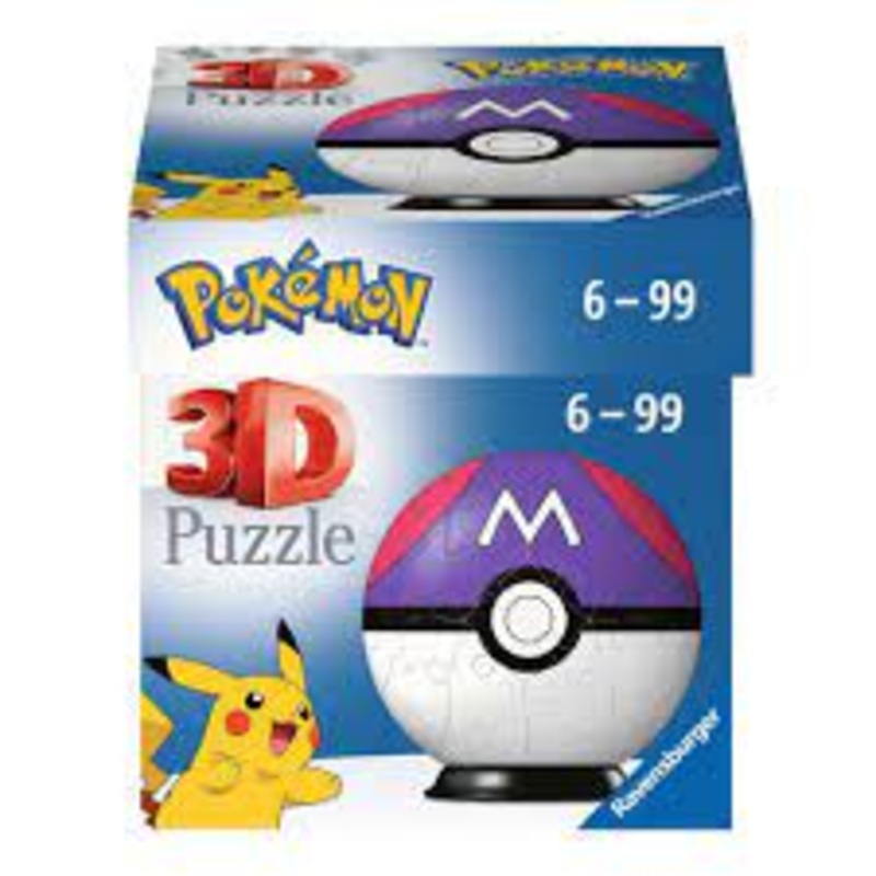 Pokemon: 3D Puzzle Pokballs: Master (54 pieces)