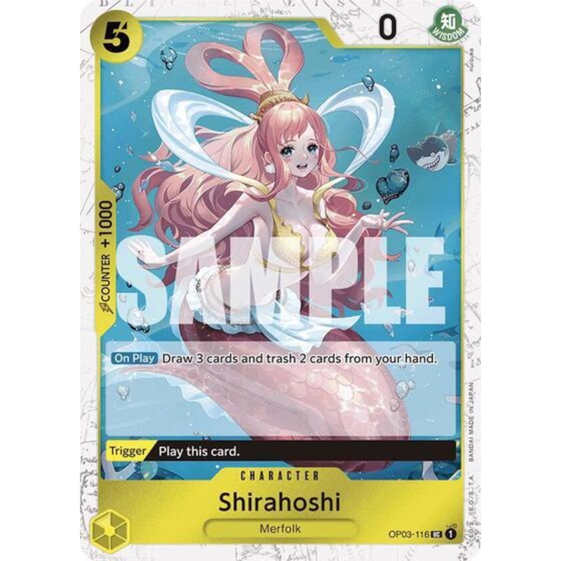 Shirahoshi (OP03-116) (Jolly Roger Foil) [Premium Booster -The Best-]
