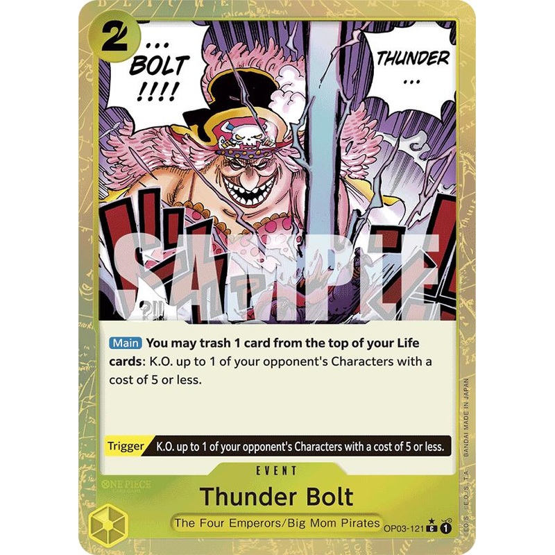 Thunder Bolt (Textured Foil) [Premium Booster -The Best-]