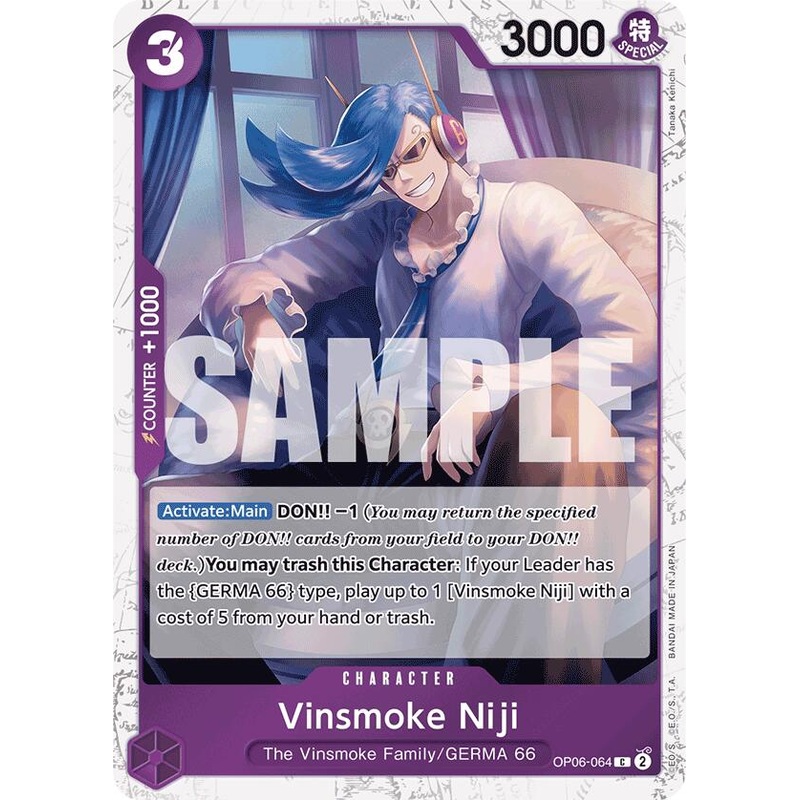 Vinsmoke Niji (OP06-064) (Jolly Roger Foil) [Premium Booster -The Best-]