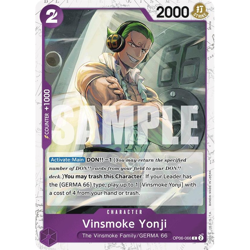Vinsmoke Yonji (OP06-066) (Jolly Roger Foil) [Premium Booster -The Best-]