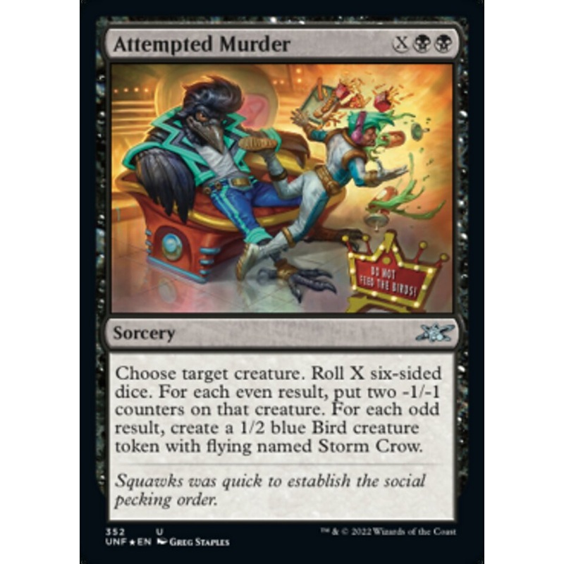 Attempted Murder (Galaxy Foil) [Unfinity]