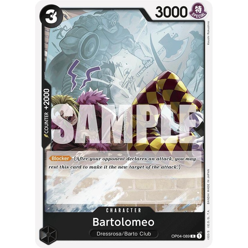 Bartolomeo (OP04-089) (Reprint) [Premium Booster -The Best-]