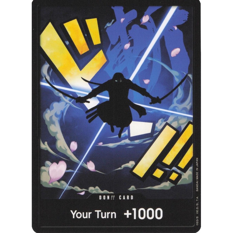 DON!! Card (Zoro) [Premium Booster -The Best-]