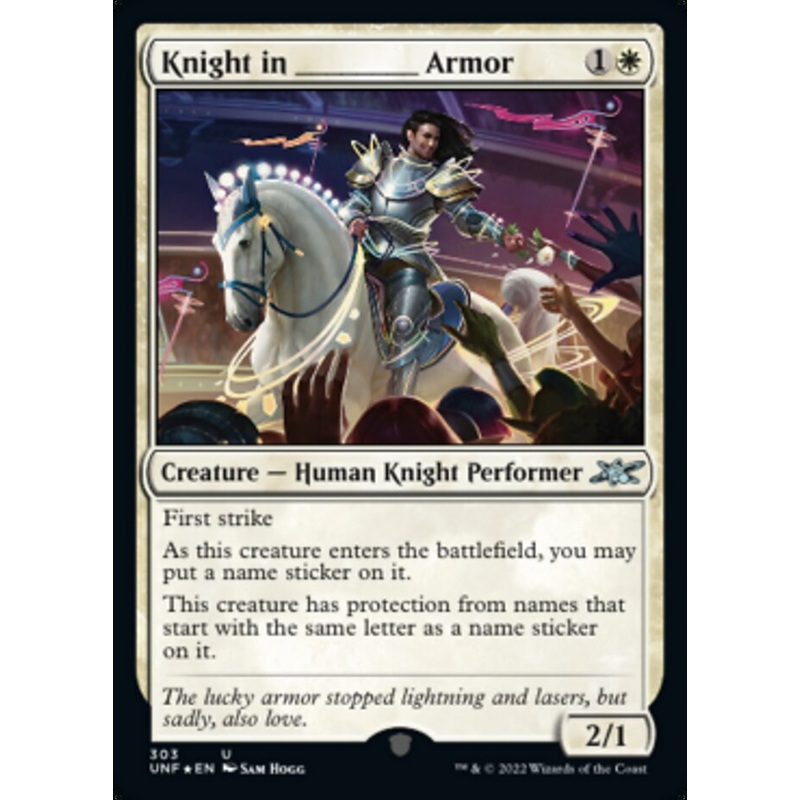 Knight in _____ Armor (Galaxy Foil) [Unfinity]