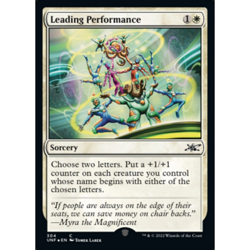 Leading Performance (Galaxy Foil) [Unfinity]