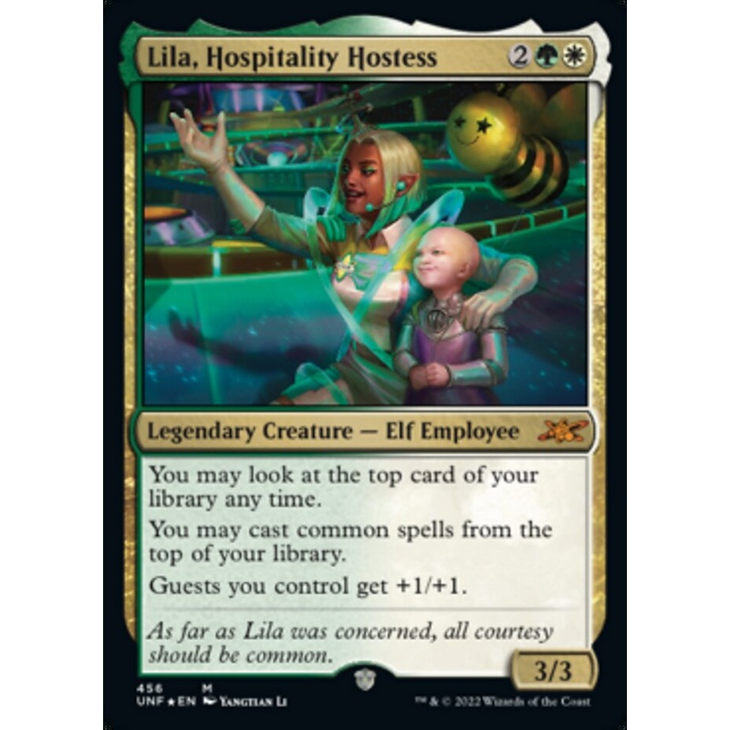 Lila, Hospitality Hostess (Galaxy Foil) [Unfinity]