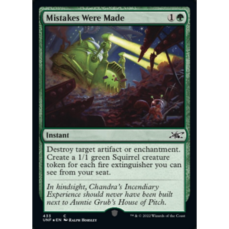 Mistakes Were Made (Galaxy Foil) [Unfinity]