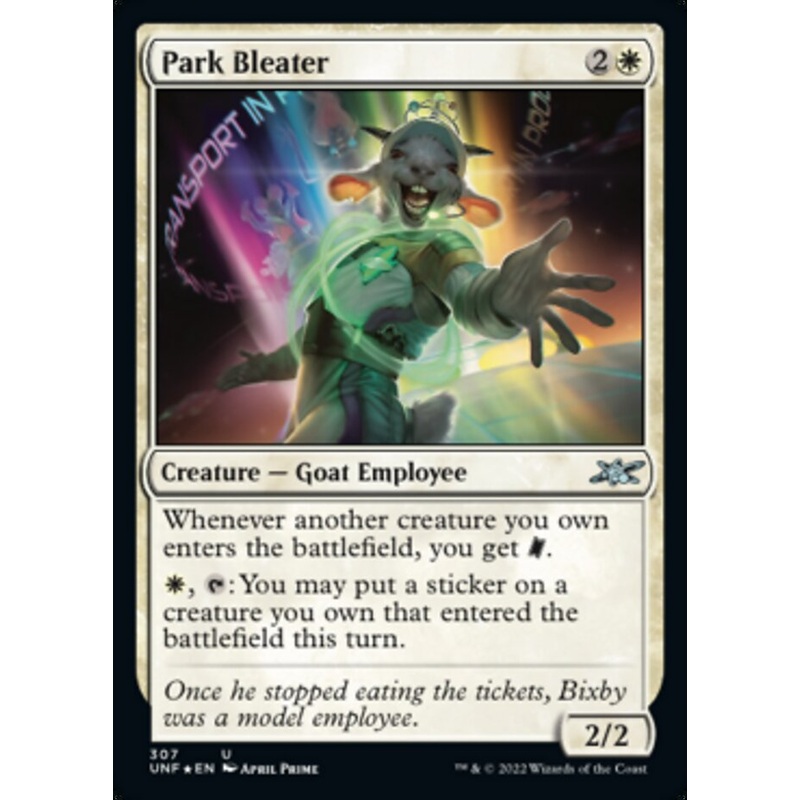 Park Bleater (Galaxy Foil) [Unfinity]